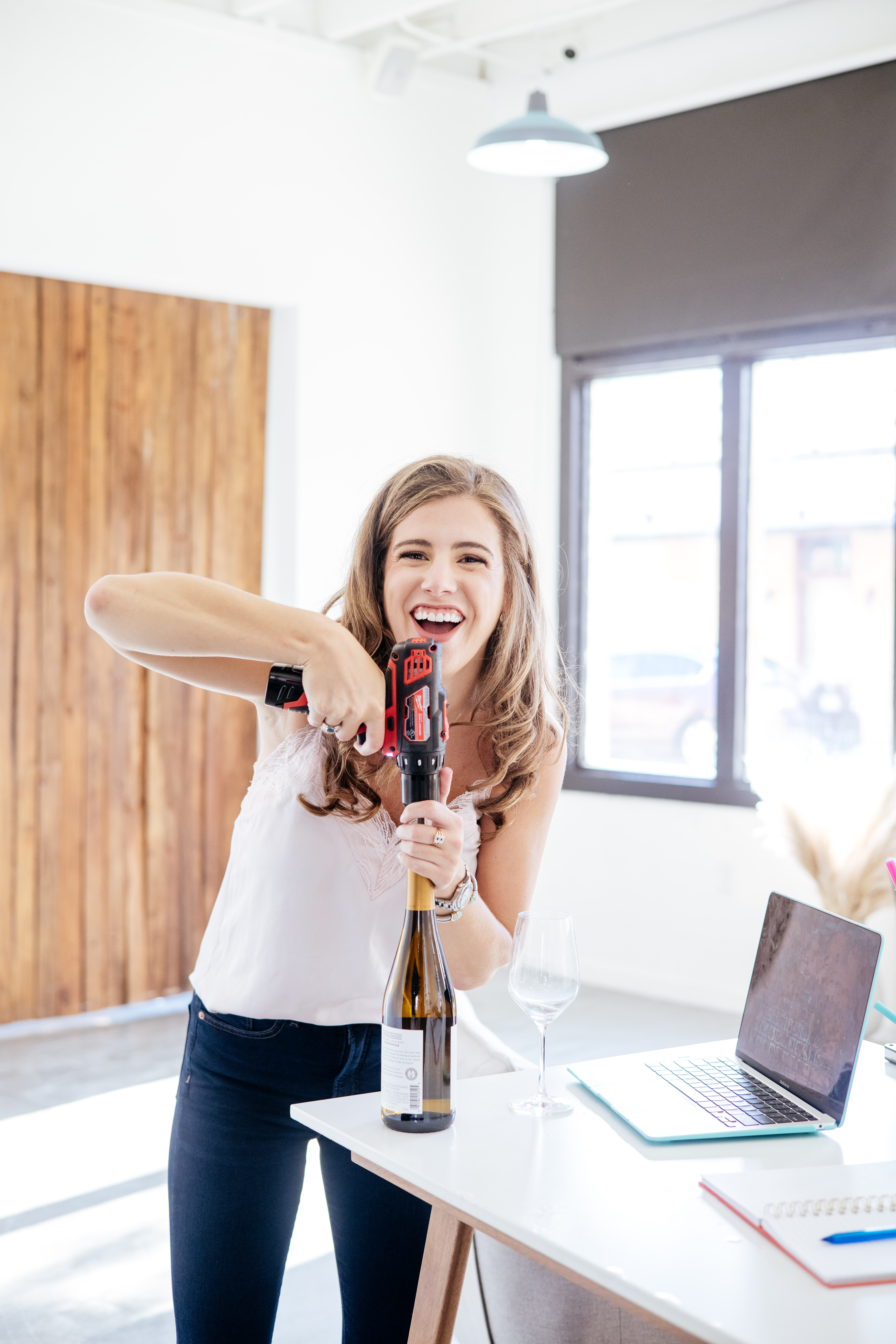 Loan Officer, Realtor, and Investor Katherine Blazer. Click here to be inspired by this realtor's clean, fun personal branding photoshoot!