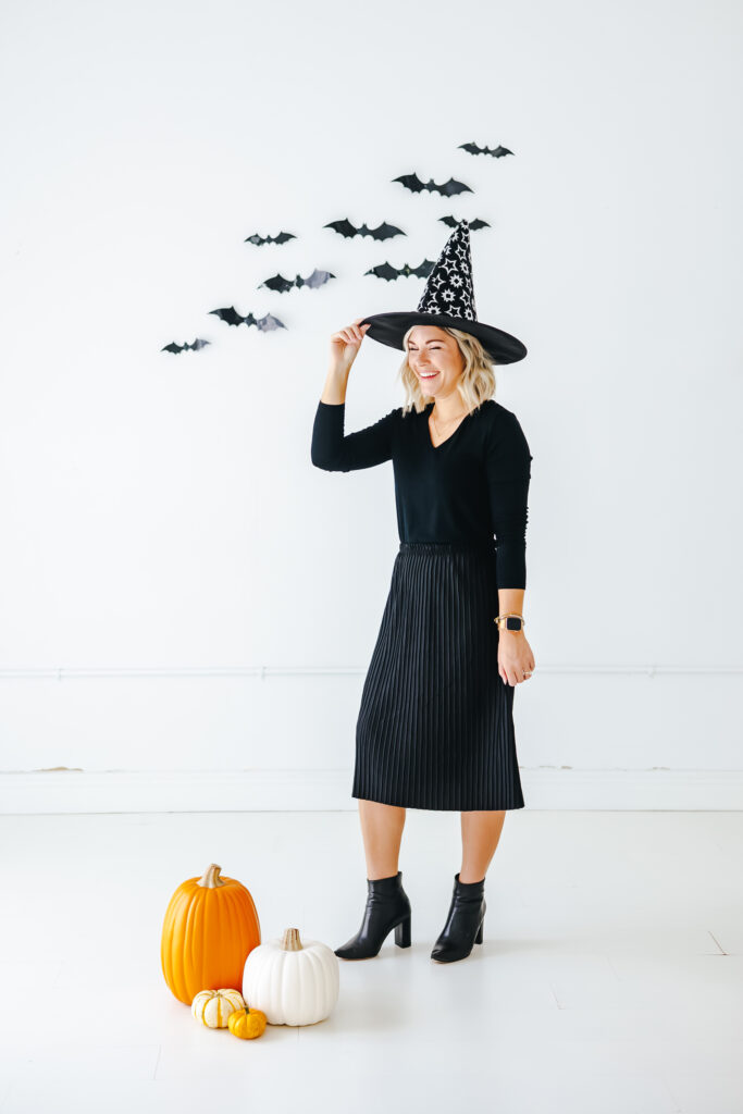 realtor in halloween costume brand photo